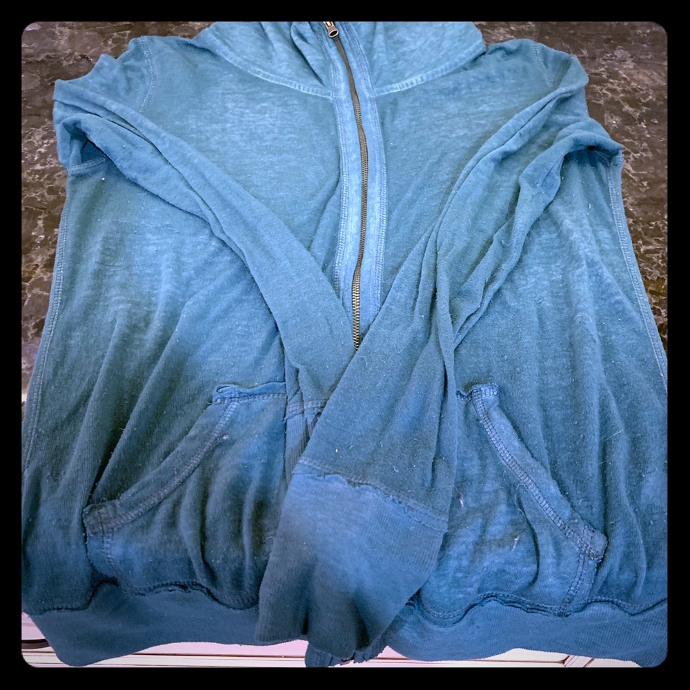 Maurice’s lightweight green jacket